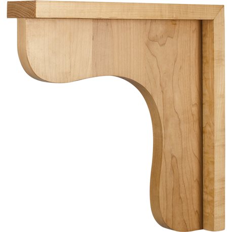 Traditional Wood Bar Bracket Corbel 2-1/2" X 12" X 12" Sp 