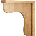 Traditional Wood Bar Bracket Corbel 2-1/2" X 12" X 12" Sp 