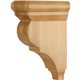 Traditional Wood Bar Bracket Corbel 3" x 5-1/2" x 8" 