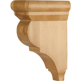 Traditional Wood Bar Bracket Corbel 3" x 5-1/2" x 8" 