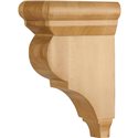 Traditional Wood Bar Bracket Corbel 3" x 5-1/2" x 8" 