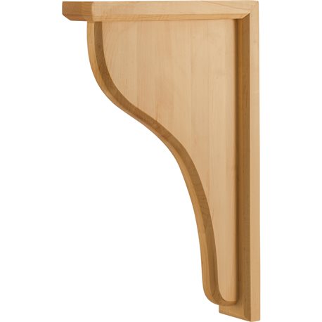 Traditional Wood Bar Bracket 2" x 9" x 14" 