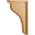 Traditional Wood Bar Bracket 2" x 9" x 14" 