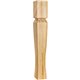 5" Square x 35-1/2" Island Post with Cove Ogee Groove and Ta