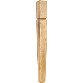 3-1/2" Square x 35-1/2" Post with Groove and Tapers to the B