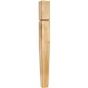 3-1/2" Square x 35-1/2" Post with Groove and Tapers to the B