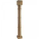 5" x 42" Turned Post with Bamboo Design 