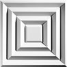 Aristocrat 24" x 24" White Ceiling Tiles