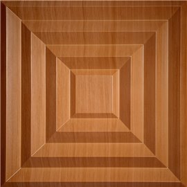 Aristocrat 24" x 24" Caramel Wood Ceiling Tiles
