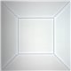 "Convex 24"" x 24"" Translucent Ceiling Tiles"