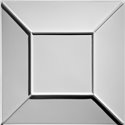 Convex 24" x 24" White Ceiling Tiles