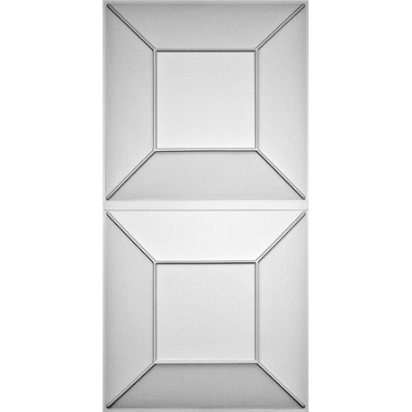 "Convex 24"" x 48"" White Ceiling Tiles"