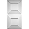 Convex 24" x 48" White Ceiling Tiles