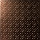 "Diamond Plate 24"" x 24"" Bronze Ceiling Tiles"