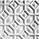 "Doric 24"" x 24"" White Ceiling Tiles"