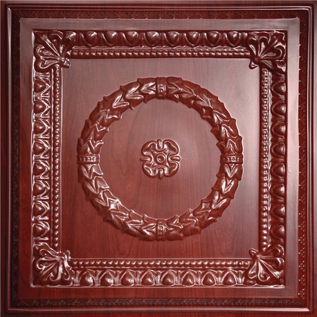 "Evangeline 24"" x 24"" Cherry Wood Ceiling Tiles"
