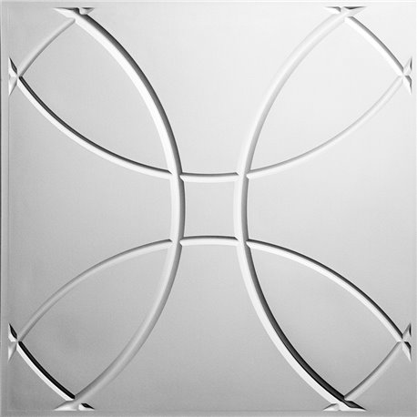 "Orb 24"" x 24"" White Ceiling Tiles"