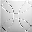 Orb 24" x 24" White Ceiling Tiles
