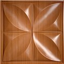 Petal 24" x 24" Caramel Wood Ceiling Tiles