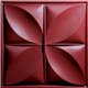 "Petal 24"" x 24"" Merlot Ceiling Tiles"