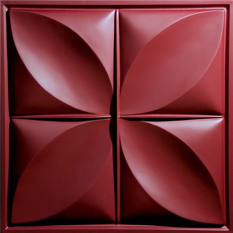 "Petal 24"" x 24"" Merlot Ceiling Tiles"