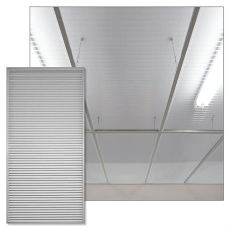 "Polyline 24"" x 48"" Clear Ceiling Tiles"