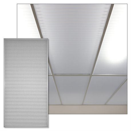 "Polyline 24"" x 48"" Frosted Ceiling Tiles"