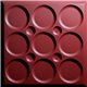 "Roman Circle 24"" x 24"" Merlot Ceiling Tiles"