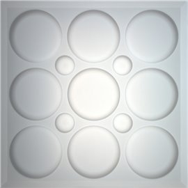 Roman Circle 24" x 24" Translucent Ceiling Tiles