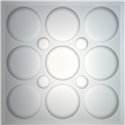 Roman Circle 24" x 24" Translucent Ceiling Tiles