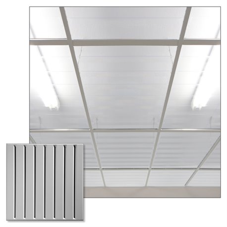 "Southland 24"" x 24"" Clear Ceiling Tiles"