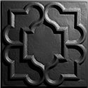 Victorian 24" x 24" Black Ceiling Tiles