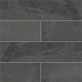Montauk Black Slate 6x24 Tile Gauged