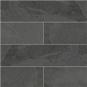 Montauk Black Slate 6x24 Tile Gauged