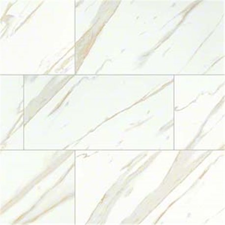 Pietra Calacatta White Porcelain Polished 12x24