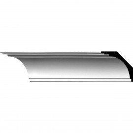 MLD04X04X06BR Bradford Traditional Smooth Crown Moulding