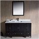 Fresca Oxford 54" Espresso Traditional Bathroom Vanity w/ 2 Side Cabinets