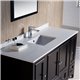 Fresca Oxford 54" Espresso Traditional Bathroom Vanity w/ 2 Side Cabinets