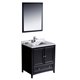 Fresca Oxford 30" Espresso Traditional Bathroom Vanity