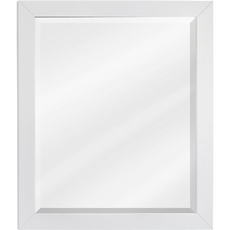 Cade Contempo White Jeffrey Alexander Mirror 24" x 28" 