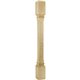 3-1/2" Square x 35-1/2" Fluted Corner Modern Wood Post 