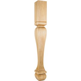 5" x 42" Traditional Island Post Species: White Birch 