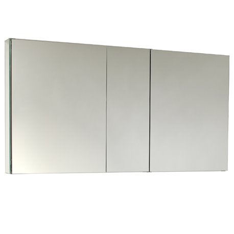 Fresca 50" Wide Bathroom Medicine Cabinet w/ Mirrors