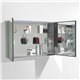 Fresca 40" Wide Bathroom Medicine Cabinet w/ Mirrors