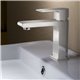Fresca Allaro Single Hole Mount Bathroom Vanity Faucet - Brushed Nickel