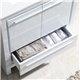 Fresca Allier 30" White Modern Bathroom Vanity w/ Mirror