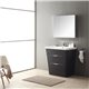Fresca Milano 32" Chestnut Modern Bathroom Vanity w/ Medicine Cabinet