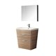 Fresca Milano 32" White Oak Modern Bathroom Vanity w/ Medicine Cabinet