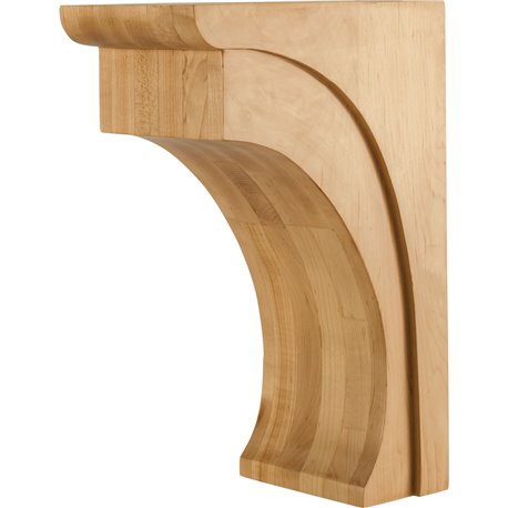5" x 8" x 12" Modern Corbel with Cove Design 