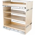 11" Base cabinet pullout with premium soft-close undermount 